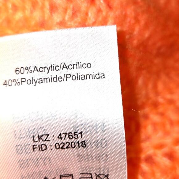NWT Lascana Small Orange Women's Sweater Misses Size 4 6 S New With Tags - Picture 5 of 7